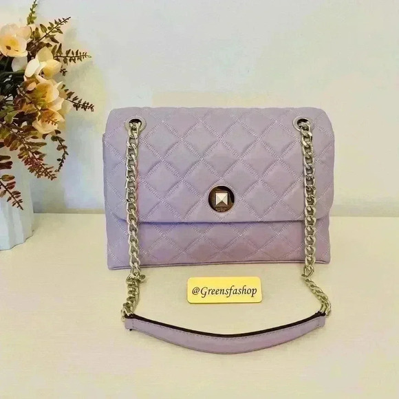 Kate Spade Purse Natalia Shoulder Bag Lilac Frost - Picture 3 of 12